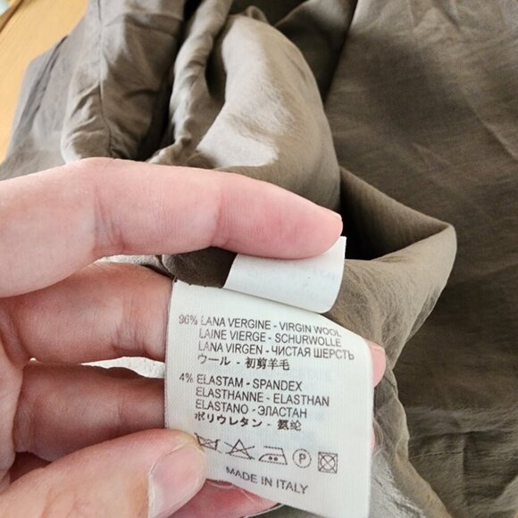 Brunello Cucinelli Brown Wool Mini Dress Minimalist Old Money S - Picture 8 of 14